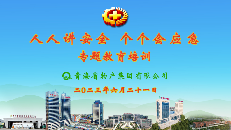 提高安全管理水平 落實全員安全責任——集團安委會舉辦2023年“人人講安全，個個會應急”專題教育培訓