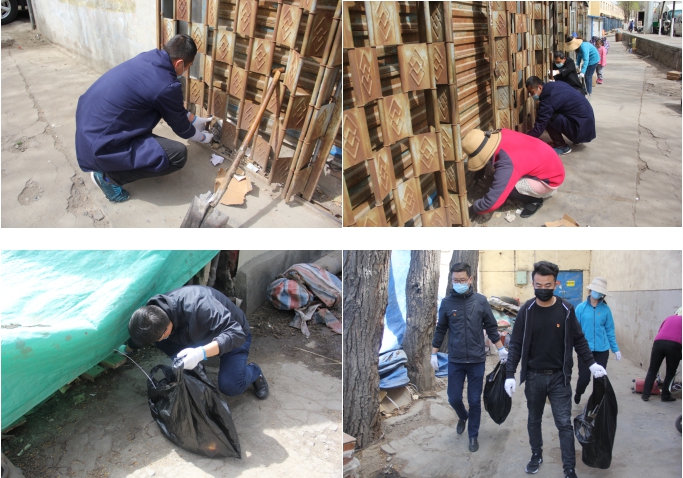 中共青海省第三建筑工程有限公司支部委員會開展“黨旗領(lǐng)航，愛衛(wèi)同行”主題黨日活動
